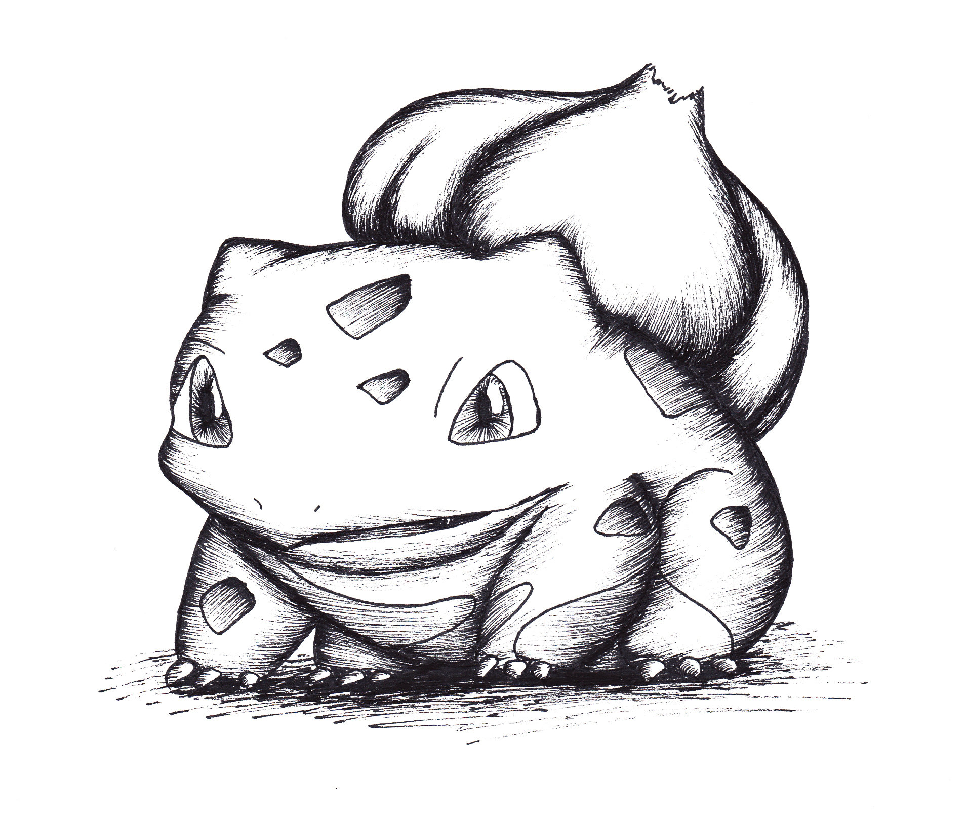 Bulbosaur drawing Draw003