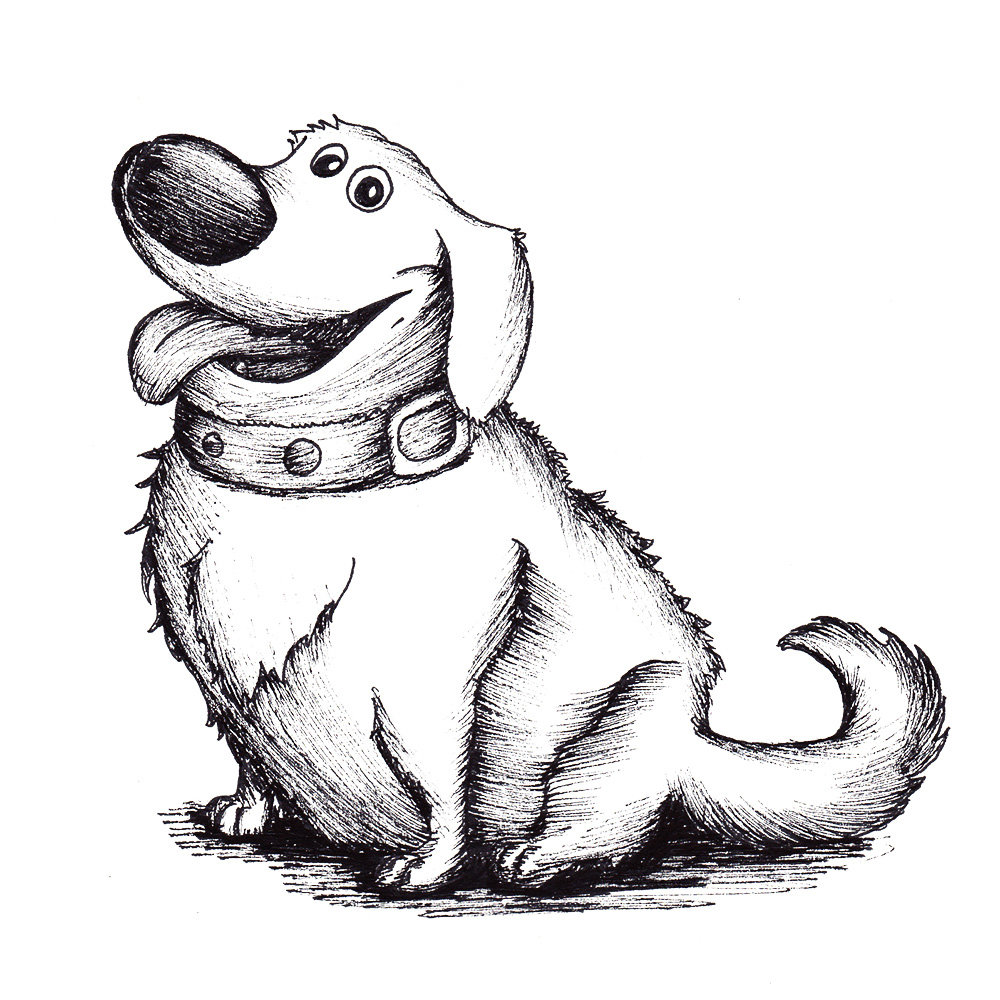 Dog drawing Draw009