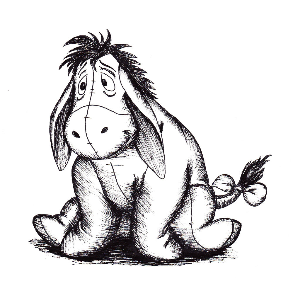 Donkey drawing Draw011