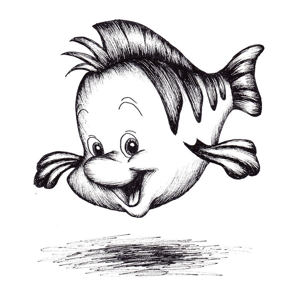 Fish drawing Draw014