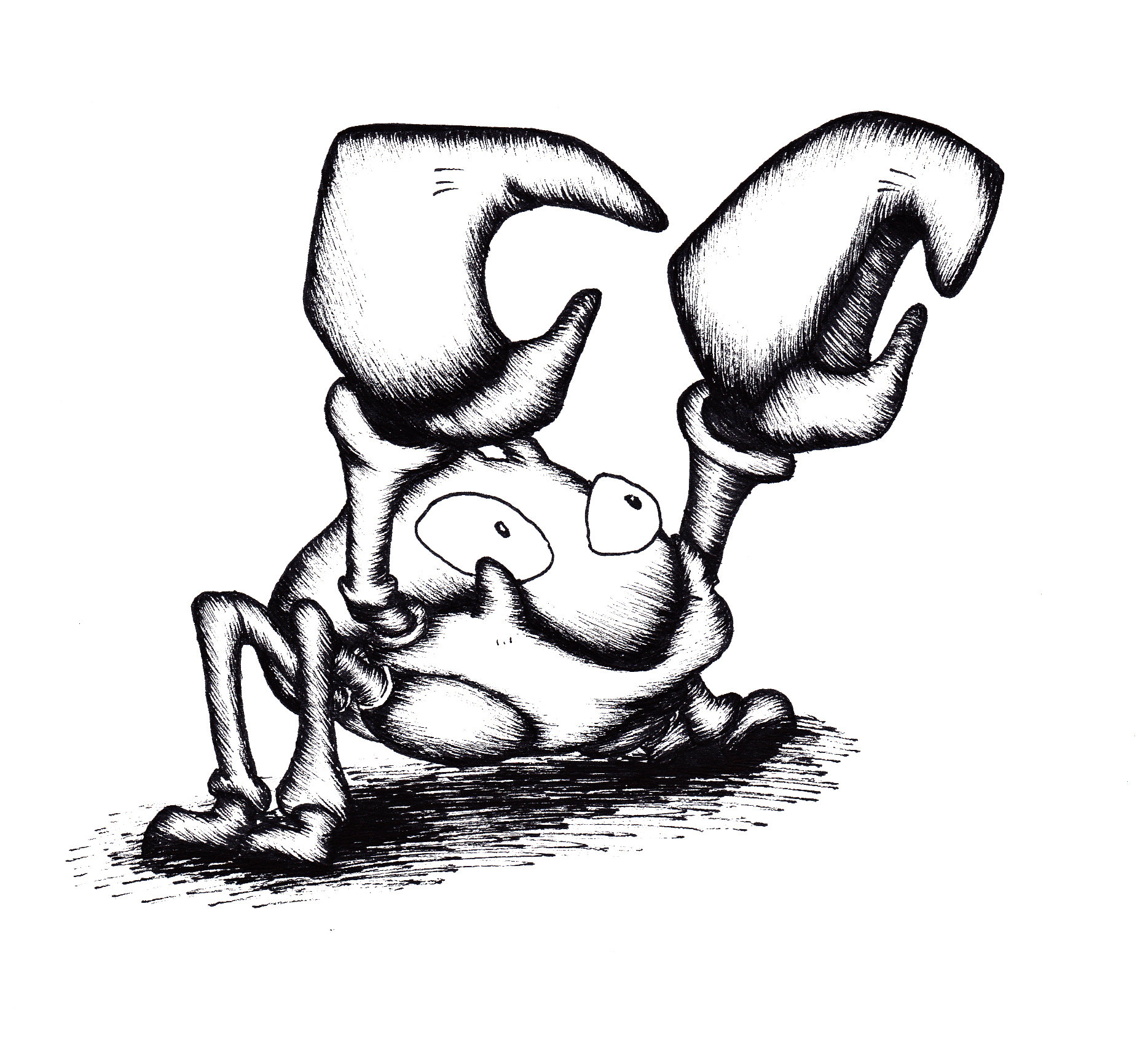 Krabby drawing Draw020