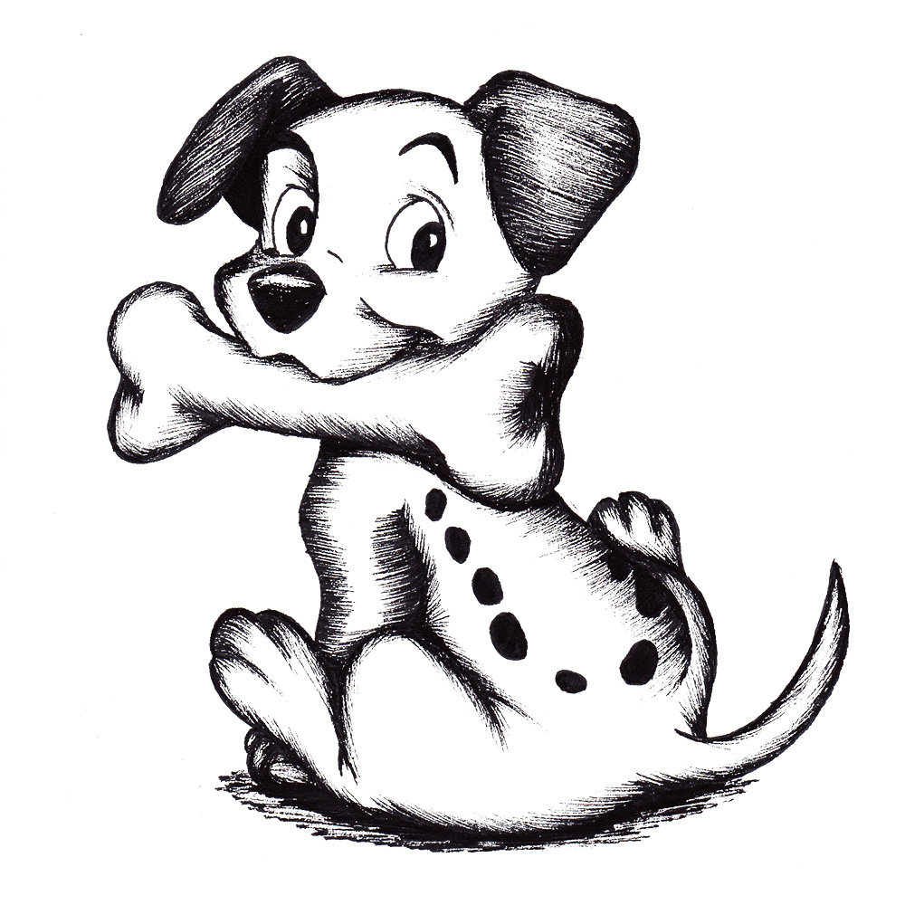 Dog drawing Draw022