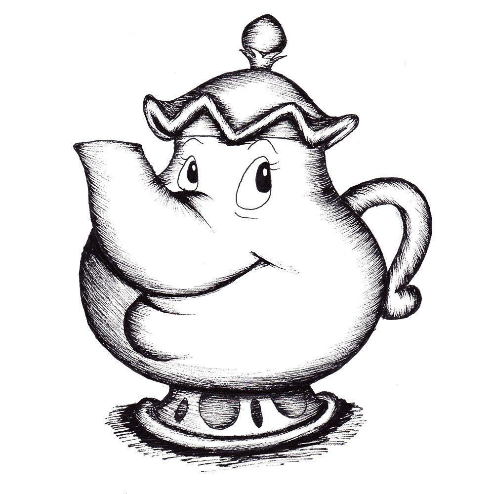 Teapot drawing Draw027