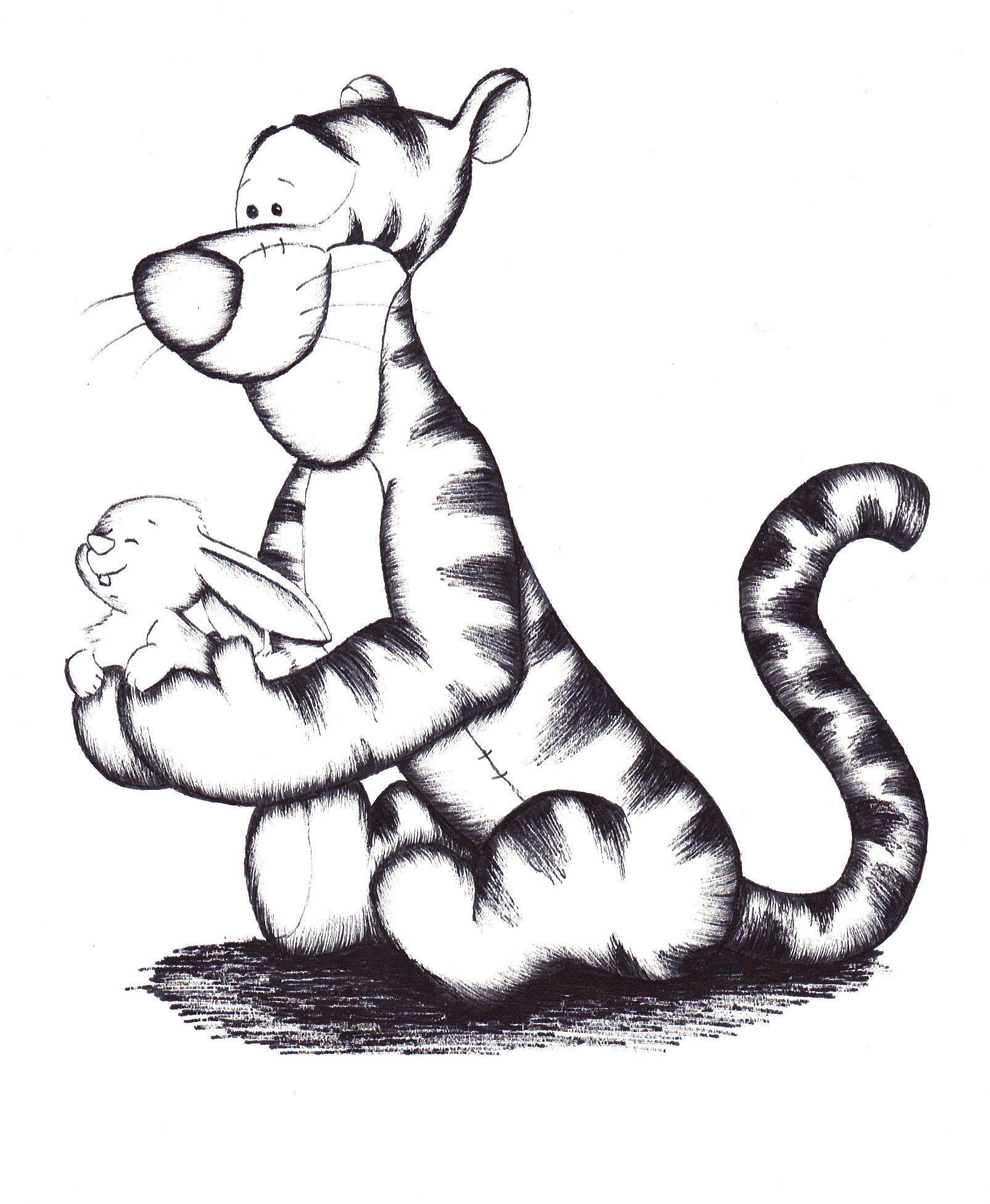 Tiger drawing Draw046