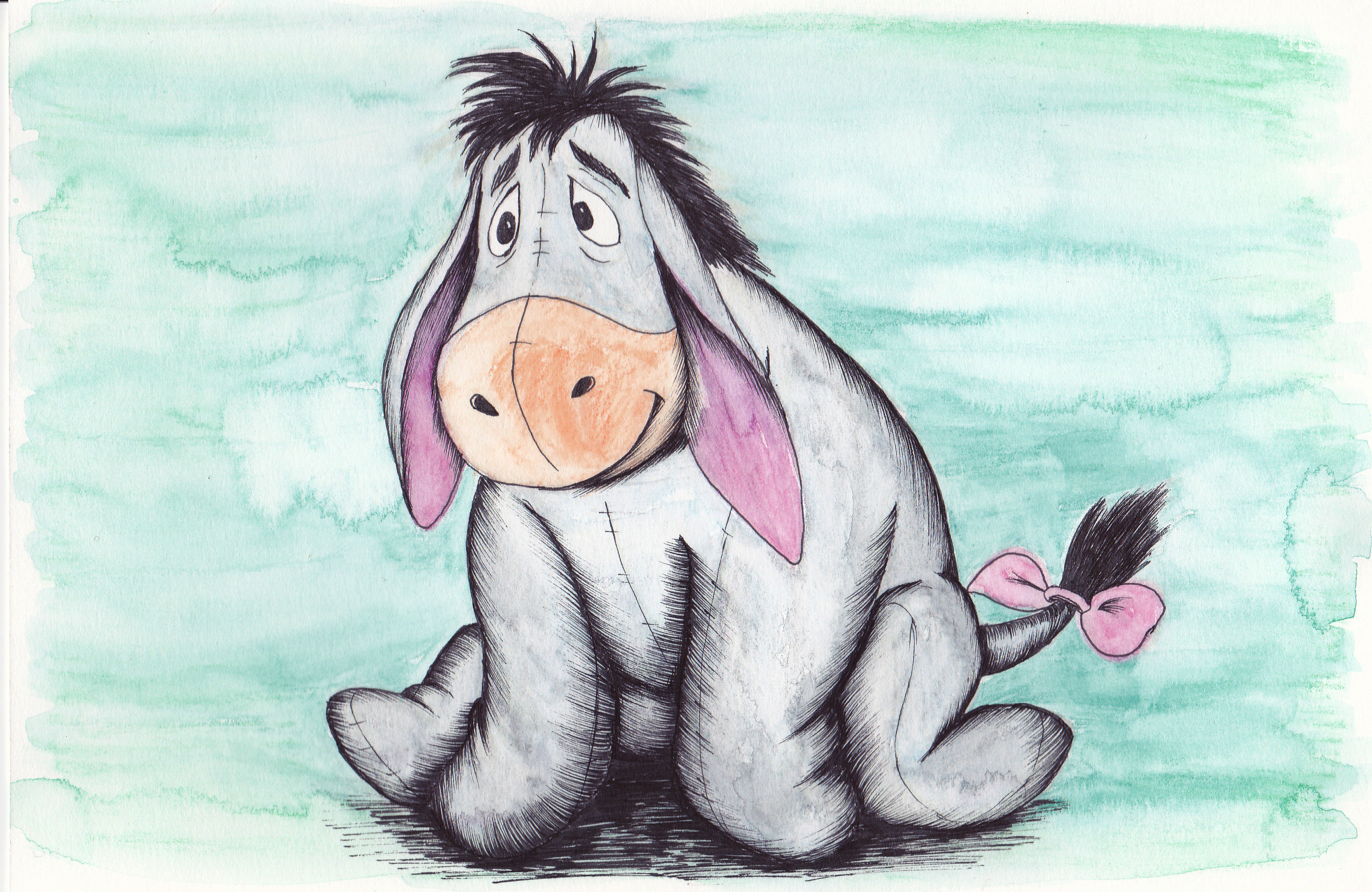 Donkey painting Paint002