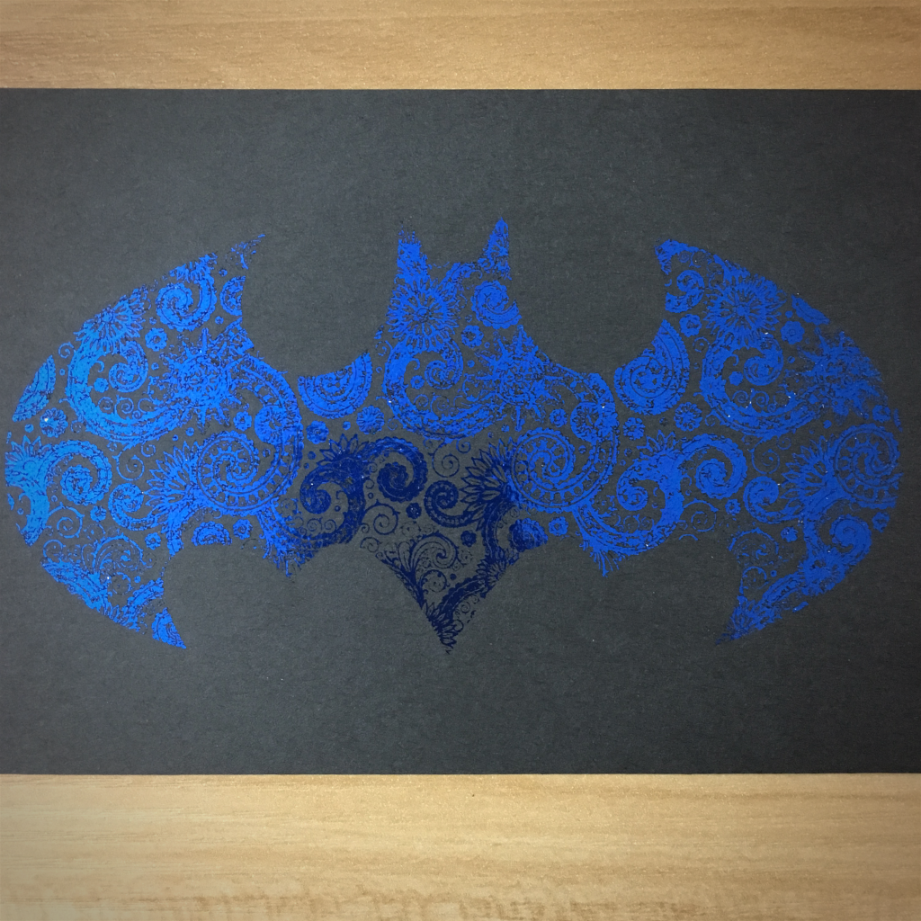 4x6" Batman holographic print artholo01