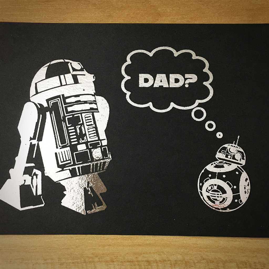 4x6" Dad? holographic print artholo03