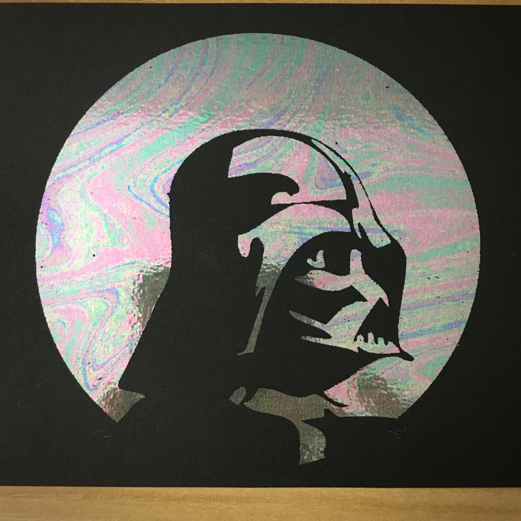 4x6" Evil lord holographic print artholo04