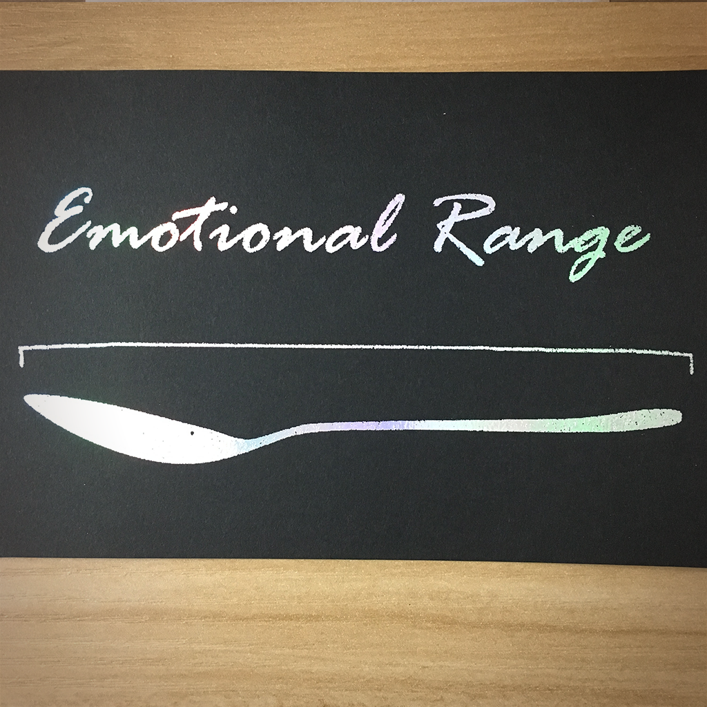 4x6" Emotional range holographic print artholo07
