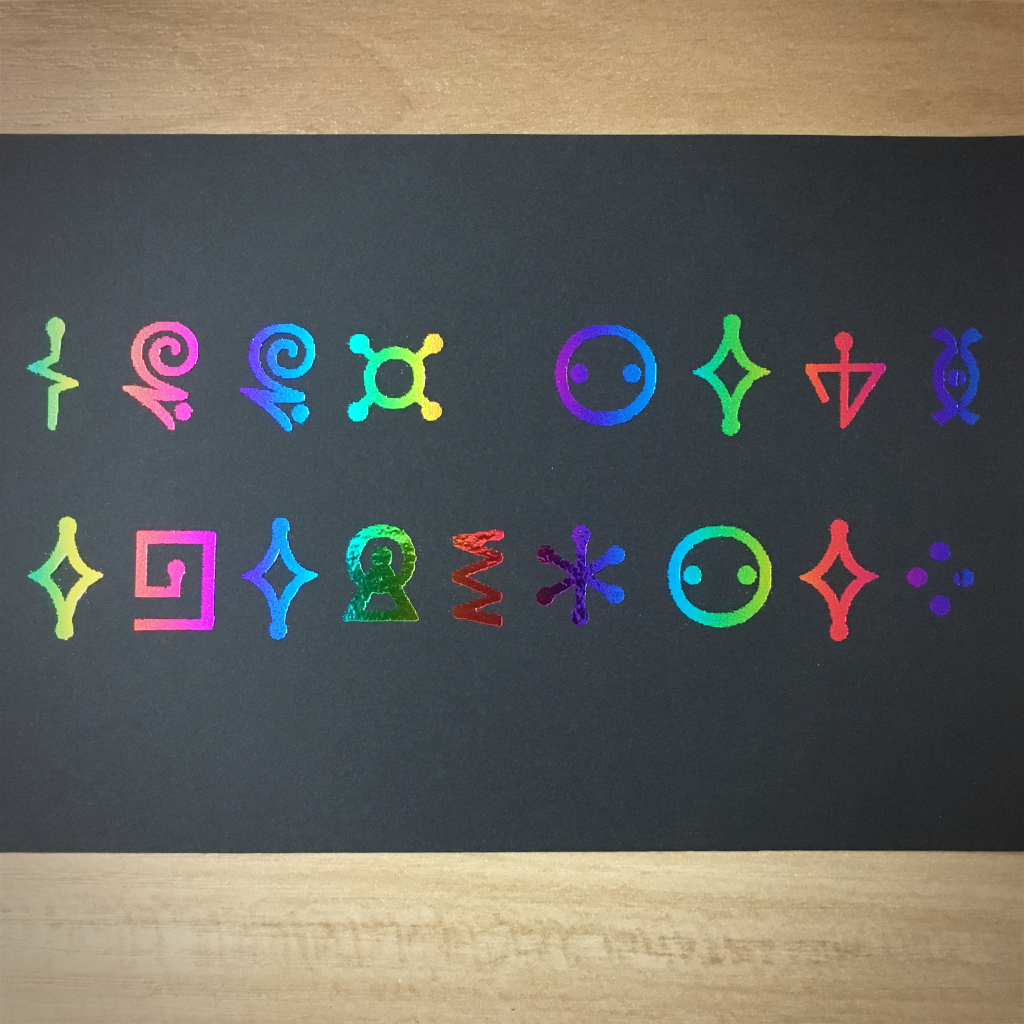 4x6" Good news everyone holographic print artholo10