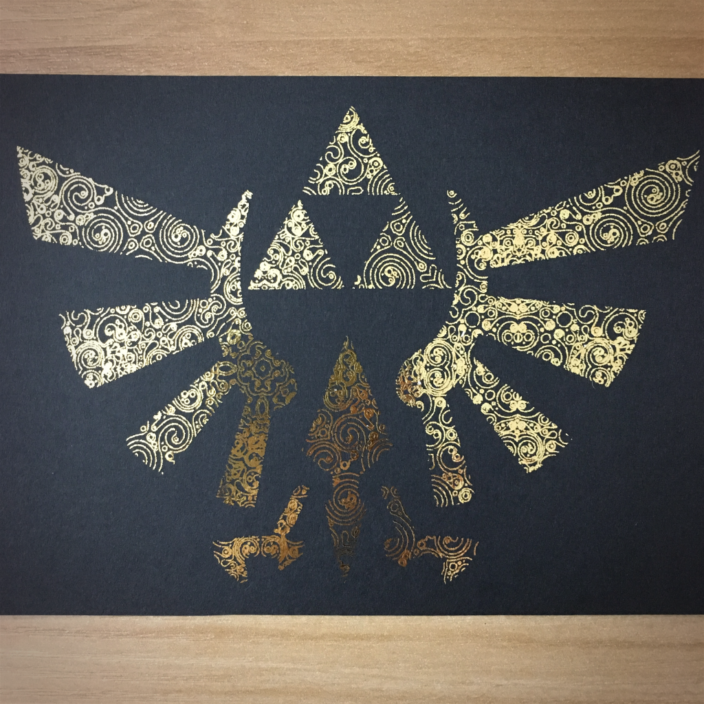 4x6" Triforce holographic print artholo23