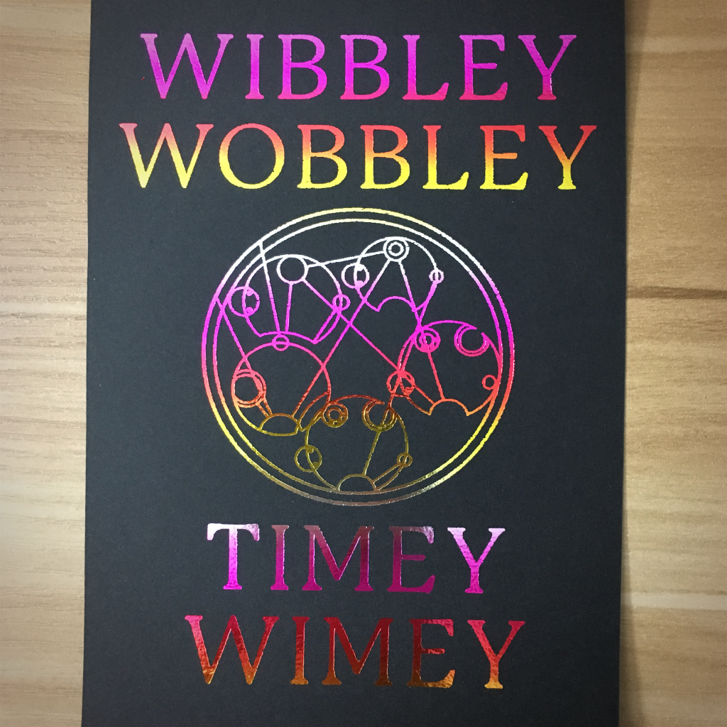 4x6" Wibbly wobbly holographic print artholo24