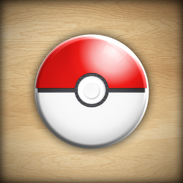 1.25" Pokeball button11