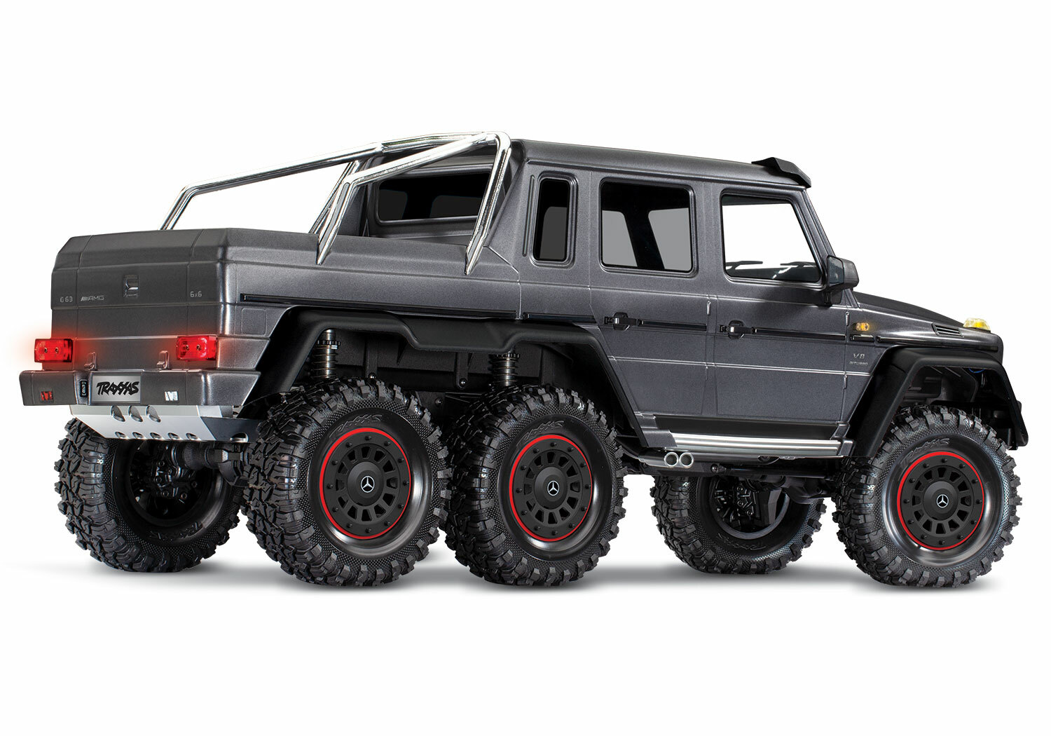 Traxxas TRX-6 Mercedes-Benz G 63 AMG 6x6 (XL-5HV, TQi, LED Lights) (No Battery or Charger) - Special Edition Traxxas TRX-6 Mercedes-Benz G 63 AMG 6x6 (XL-5HV, TQi, LED Lights) (No Battery or Charger) - Special Edition
