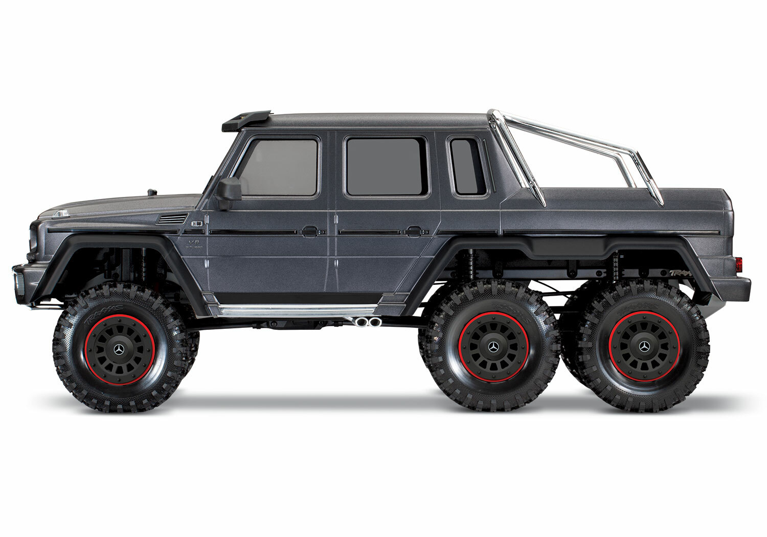 Traxxas TRX-6 Mercedes-Benz G 63 AMG 6x6 (XL-5HV, TQi, LED Lights) (No Battery or Charger) - Special Edition Traxxas TRX-6 Mercedes-Benz G 63 AMG 6x6 (XL-5HV, TQi, LED Lights) (No Battery or Charger) - Special Edition