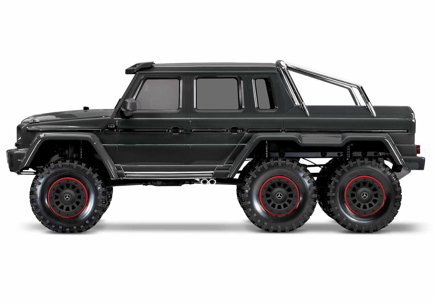 Traxxas TRX-6 Mercedes-Benz G 63 AMG 6x6 (XL-5HV, TQi, LED Lights) (No Battery or Charger) Traxxas TRX-6 Mercedes-Benz G 63 AMG 6x6 (XL-5HV, TQi, LED Lights) (No Battery or Charger)
