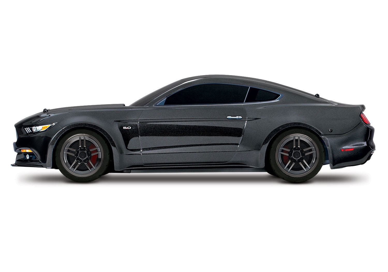 Traxxas Ford Mustang GT XL-5 (TQ/No Batt/No Chg) with Option Green and Orange Drift Wheels and Tires and Spool Assemblies Included Traxxas Ford Mustang GT XL-5 (TQ/No Batt/No Chg) with Option Green and Orange Drift Wheels and Tires and Spool Assemblies Included