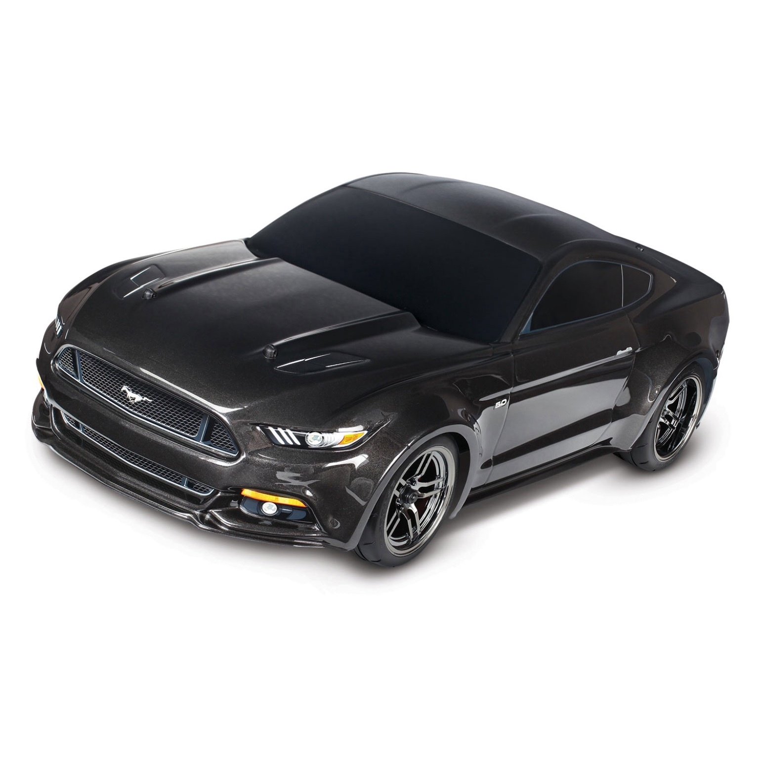 Traxxas Ford Mustang GT XL-5 (TQ/No Batt/No Chg) with Option Green and Orange Drift Wheels and Tires and Spool Assemblies Included Traxxas Ford Mustang GT XL-5 (TQ/No Batt/No Chg) with Option Green and Orange Drift Wheels and Tires and Spool Assemblies Included