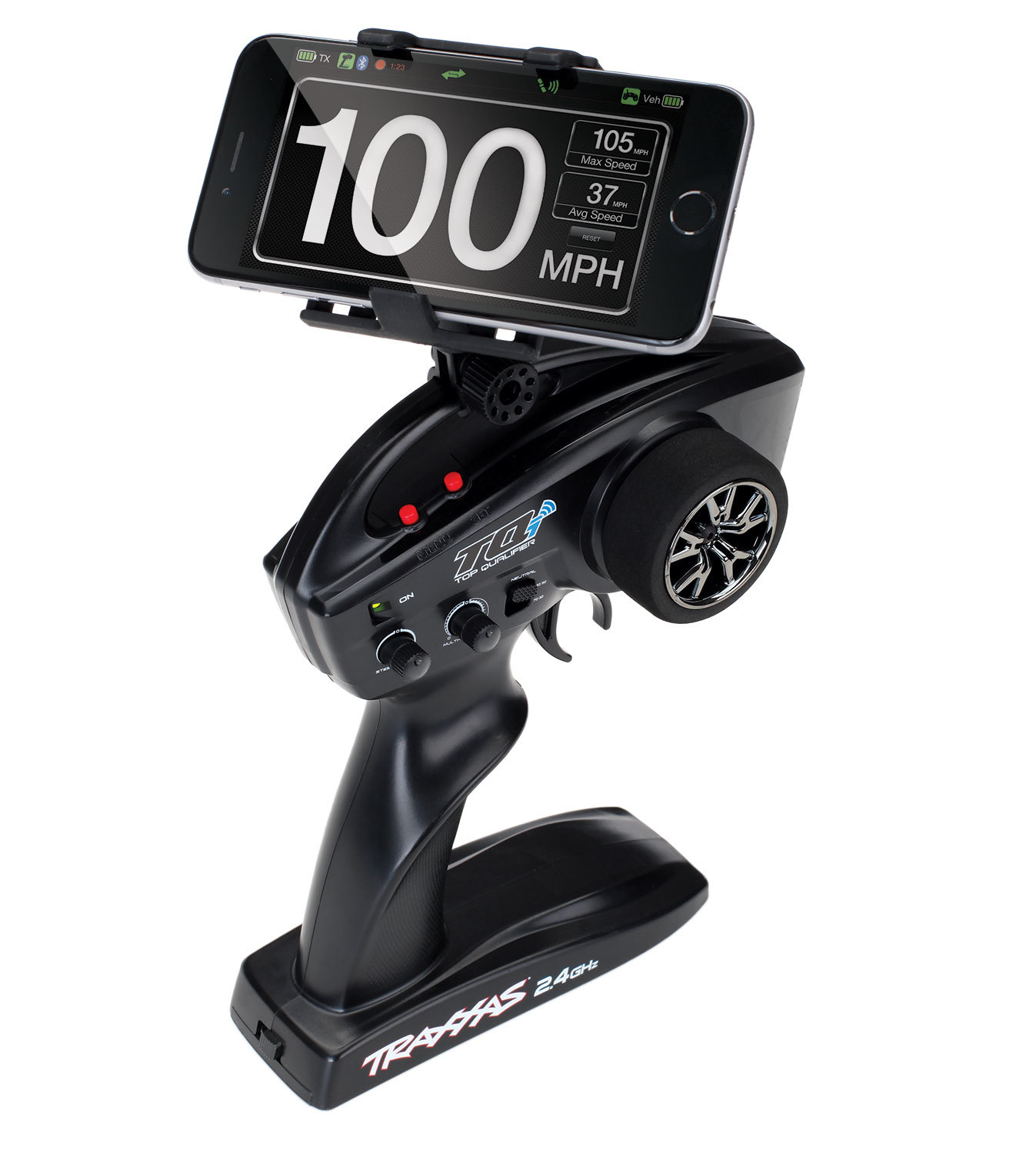 Traxxas Phone Mount, Transmitter (fits TQi and Aton Transmitters) Traxxas Phone Mount, Transmitter (fits TQi and Aton Transmitters)