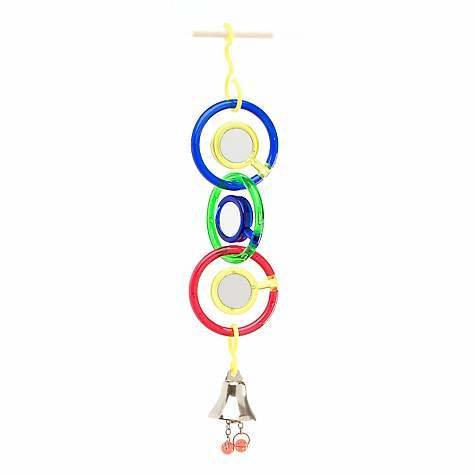 JW Bird Toys - Triple Mirror with Bell 618940310327