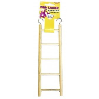 Happy Pet Wooden Bird Ladder 5 Step 701029210202