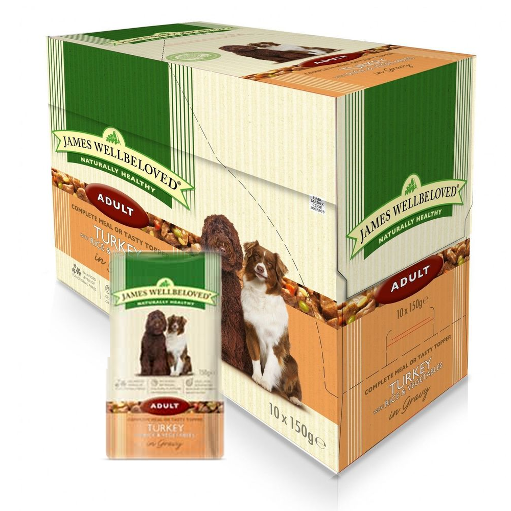 Wellbeloved Adult Pouch Turkey With Rice 150g 9003579308233