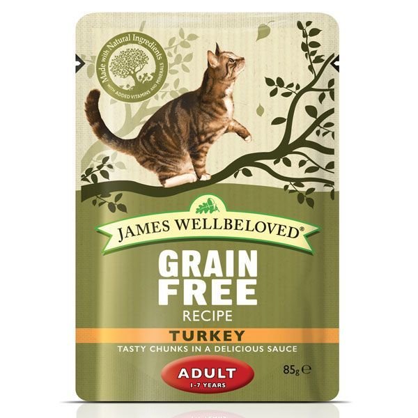 Jw Cat Adult Pouch Turkey 85g 9003579310496