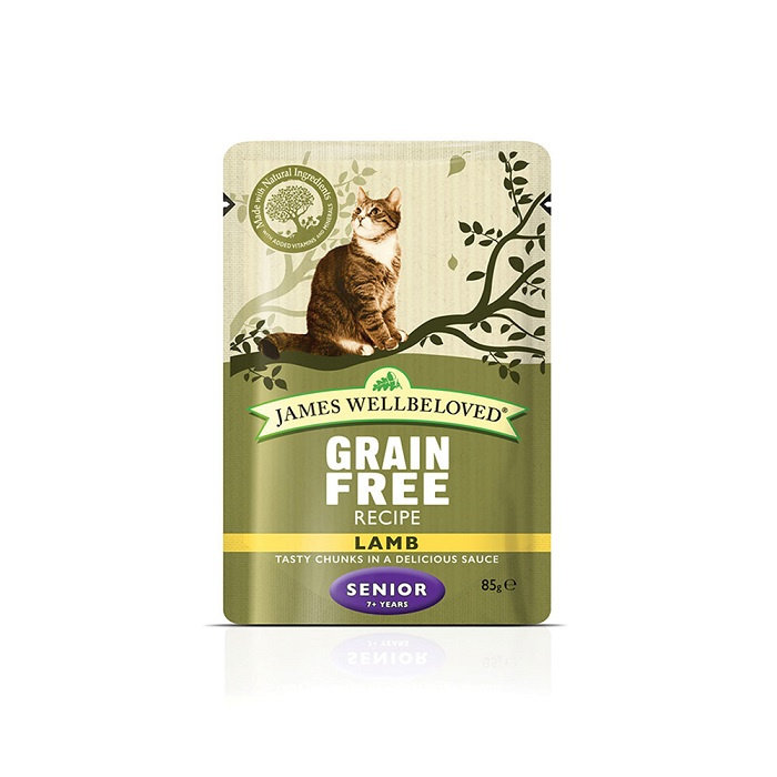 Jw Cat Senior Pouch Lamb 85g 9003579310540