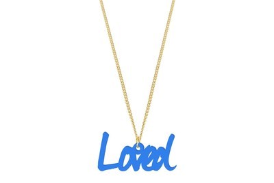 Custom Word Style 1 with Chain Necklace Custom Word Style 1 with Chain Necklace