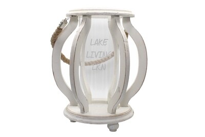 Personalized Wood Cutout Lantern with Saying Personalized Wood Cutout Lantern with Saying