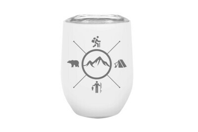 Mountains with 4 Outdoor Themes Insulated Tumbler Mountains with 4 Outdoor Themes Insulated Tumbler