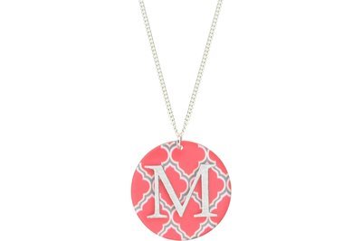 Alphabet Pendant with Chain Necklace Alphabet Pendant with Chain Necklace
