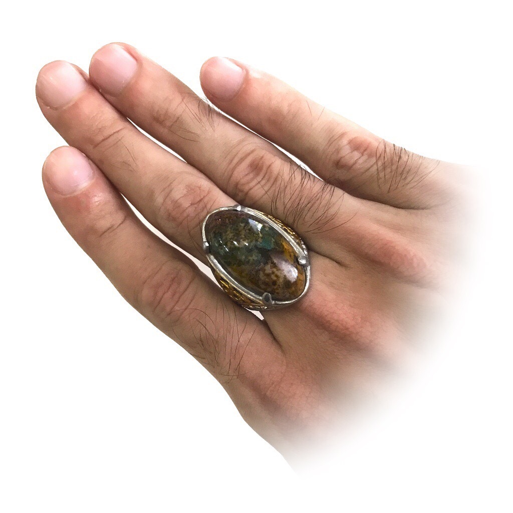 fivefold colored pancawarna jasper gemstone ring ritually fivefold colored pancawarna jasper gemstone ring ritually