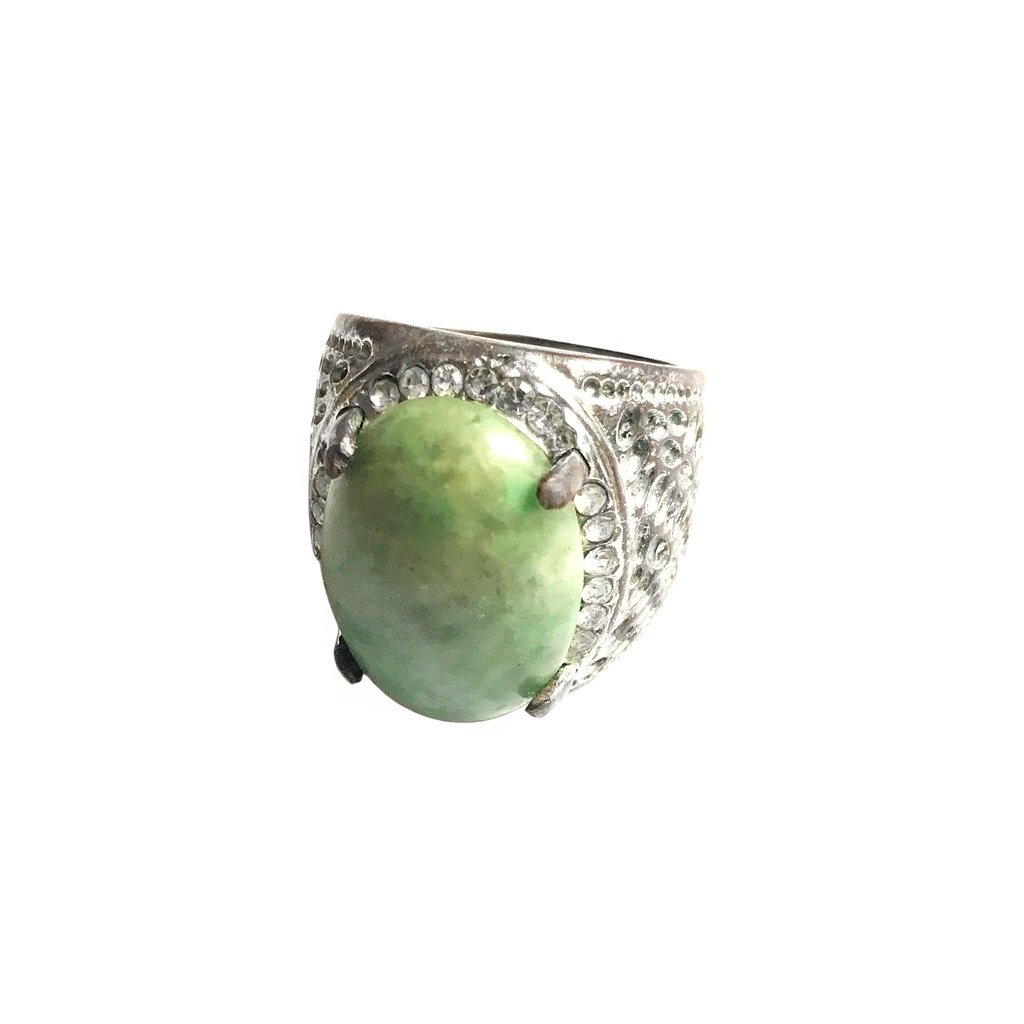 Indonesian Nephrite Ring Talisman