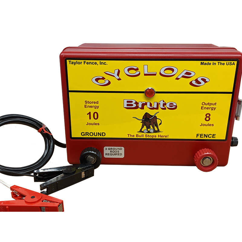 FREE SHIPPING Cyclops BRUTE, 12V Battery/DC Powered, 8 Joule Electric