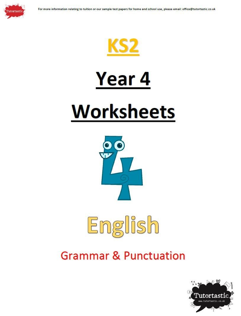 Year 4 English - Grammar & Punctuation