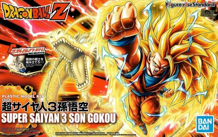 Bandai Figure Rise Model Kit Dragon Ball Z Super Saiyan 3 Son Goku Renewal