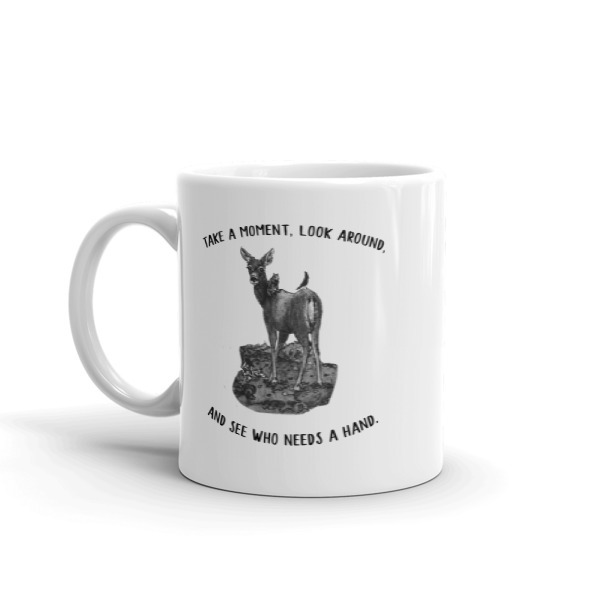 Moose Beach See Who Needs a Hand Mug 00030