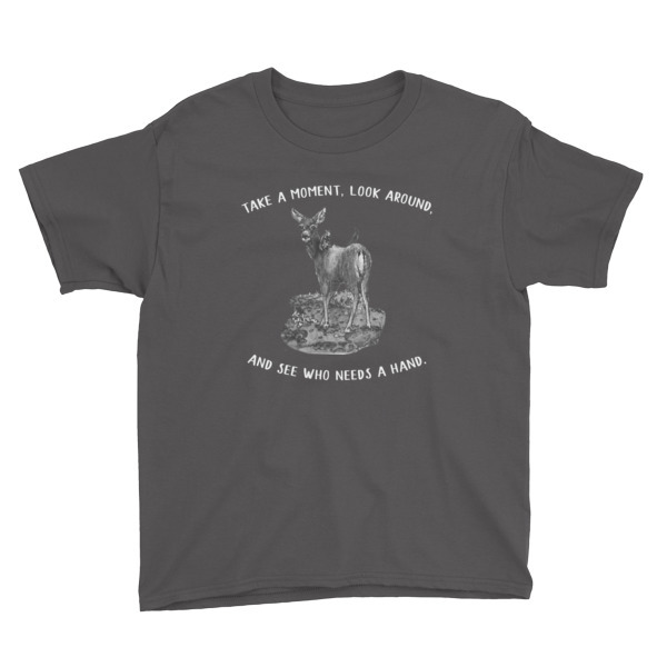 Moose Beach Lend a Hand Youth Short Sleeve T-Shirt