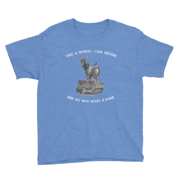 Moose Beach Lend a Hand Youth Short Sleeve T-Shirt