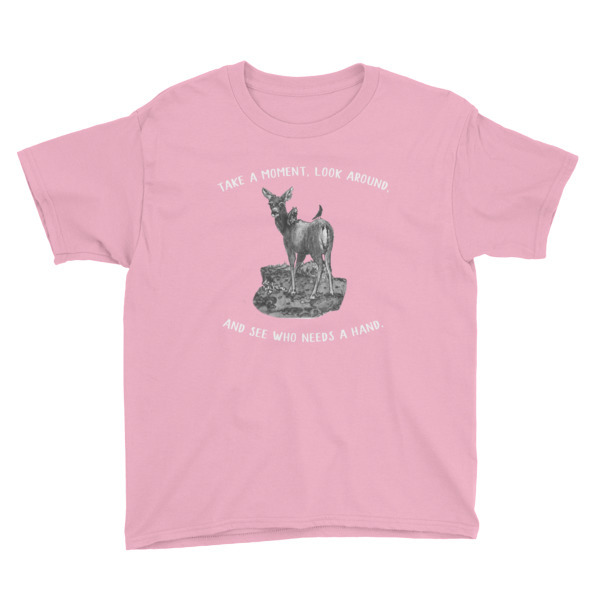 Moose Beach Lend a Hand Youth Short Sleeve T-Shirt