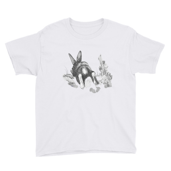 Moose Beach Bunny Youth Short Sleeve T-Shirt