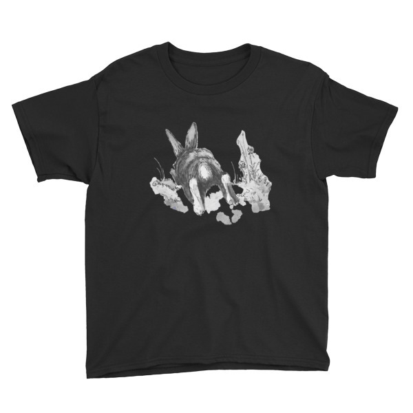 Moose Beach Bunny Youth Short Sleeve T-Shirt