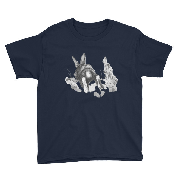 Moose Beach Bunny Youth Short Sleeve T-Shirt