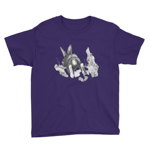 Moose Beach Bunny Youth Short Sleeve T-Shirt