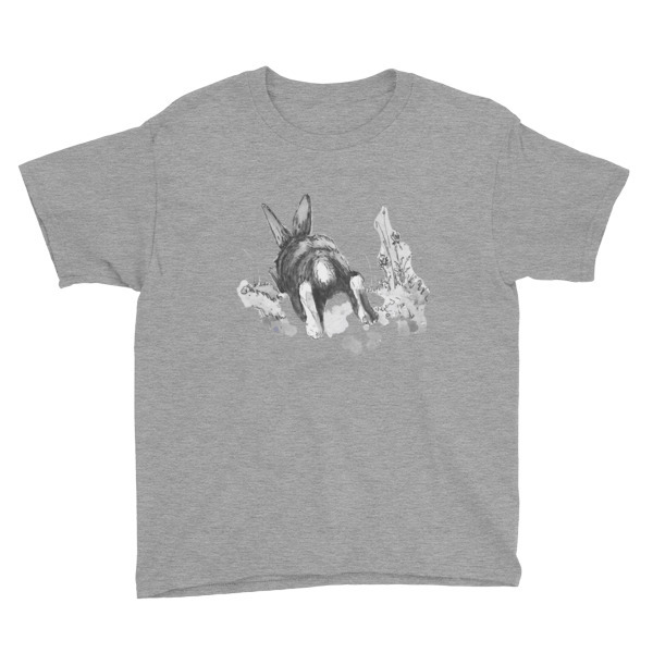 Moose Beach Bunny Youth Short Sleeve T-Shirt