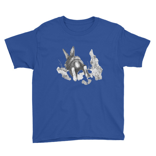 Moose Beach Bunny Youth Short Sleeve T-Shirt