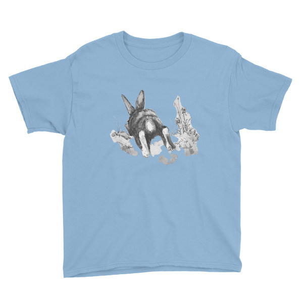 Moose Beach Bunny Youth Short Sleeve T-Shirt