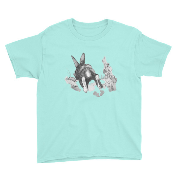 Moose Beach Bunny Youth Short Sleeve T-Shirt