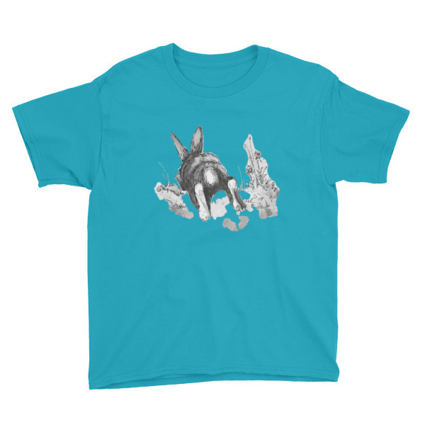Moose Beach Bunny Youth Short Sleeve T-Shirt